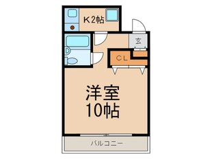 ラフィネ新栄の物件間取画像